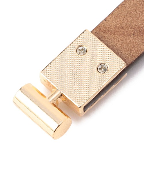 NARACAMICIE（ナラカミーチェ）の「メタルバックルベルト（ベルト・レディース・ブラック/ブラウン・FREE）」の6枚目の写真