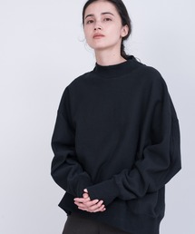 ルーズシルエットハイネックヴィンテージスウェット