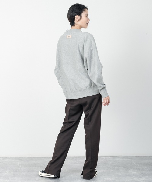 ALLUMER（アリュメール）の「ルーズシルエットハイネックヴィンテージスウェット（スウェット・レディース・ブラック/キャメル/グレー/ベージュ・1）」の16枚目の写真