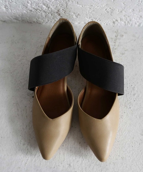 antiqua（アンティカ）の「低反発ローヒールゴアパンプス（パンプス・レディース・ブラック/ホワイト/ベージュ系その他・S/M/L/XXL/LL）」の22枚目の写真