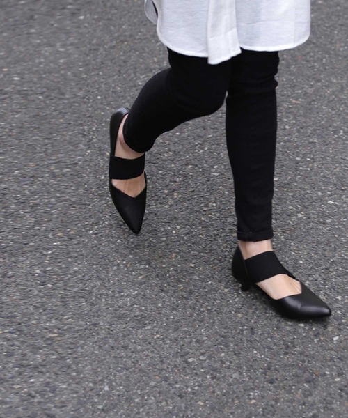 antiqua（アンティカ）の「低反発ローヒールゴアパンプス（パンプス・レディース・ブラック/ホワイト/ベージュ系その他・S/M/L/XXL/LL）」の14枚目の写真