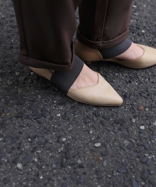 antiqua（アンティカ）の「低反発ローヒールゴアパンプス（パンプス・レディース・ブラック/ホワイト/ベージュ系その他・S/M/L/XXL/LL）」の16枚目の写真