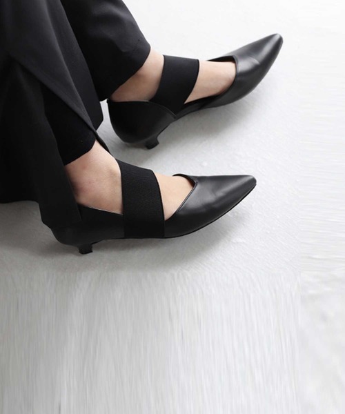 antiqua（アンティカ）の「低反発ローヒールゴアパンプス（パンプス・レディース・ブラック/ホワイト/ベージュ系その他・S/M/L/XXL/LL）」の11枚目の写真