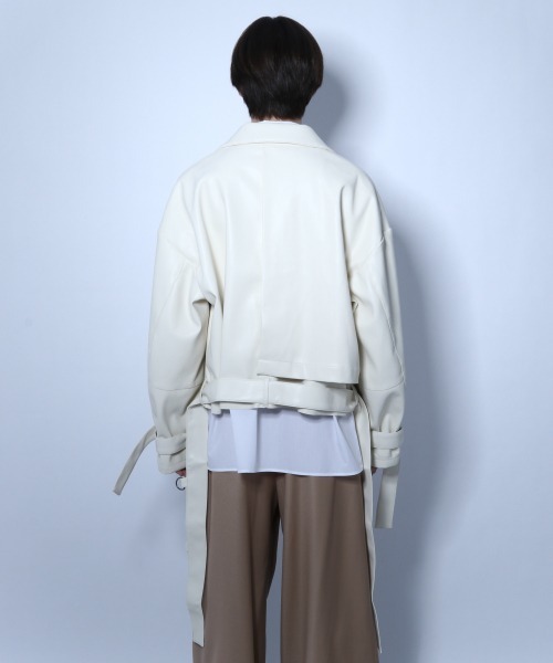 HARE シンセティックレザー モッズコート HARE（ハレ）の「2WAYマテリアルモッズコート(HARE)（モッズ