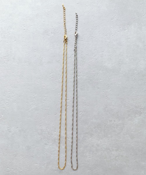 iso(イソ)の「ランダムチェーンネックレス(ネックレス・レディース・シルバー/ゴールド・FREE)」の7枚目の写真