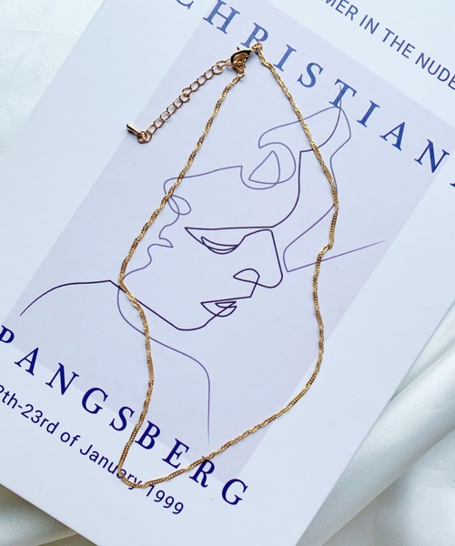 iso(イソ)の「ランダムチェーンネックレス(ネックレス・レディース・シルバー/ゴールド・FREE)」の6枚目の写真