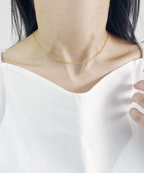 iso(イソ)の「ランダムチェーンネックレス(ネックレス・レディース・シルバー/ゴールド・FREE)」の15枚目の写真