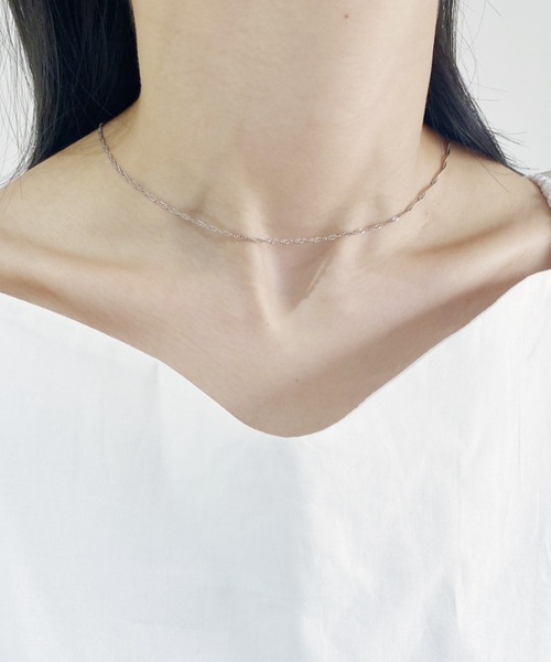 iso(イソ)の「ランダムチェーンネックレス(ネックレス・レディース・シルバー/ゴールド・FREE)」の13枚目の写真