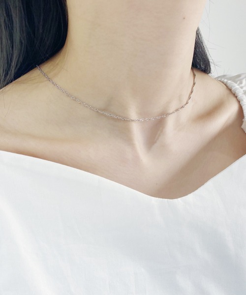 iso(イソ)の「ランダムチェーンネックレス(ネックレス・レディース・シルバー/ゴールド・FREE)」の12枚目の写真