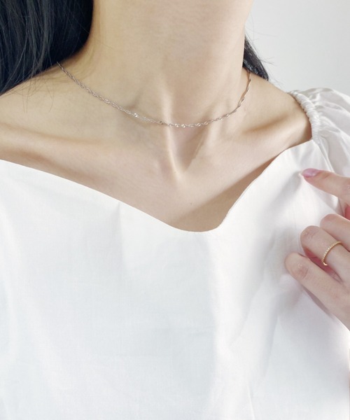 iso(イソ)の「ランダムチェーンネックレス(ネックレス・レディース・シルバー/ゴールド・FREE)」の14枚目の写真