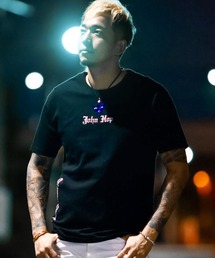 【人気Youtuberジャックポット/しんりプロデュースブランド】John Hop/Monochrome logo TEE