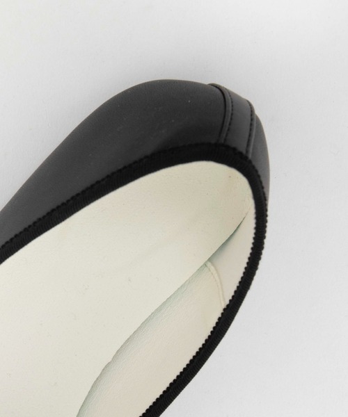 WEGO（ウィゴー）の「WEGO/フラットバレエシューズ（バレエシューズ・レディース・ブラック/シルバー・MEDIUM/LARGE）」の5枚目の写真