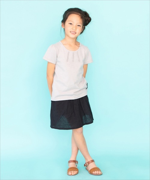 RAGMART(ラグマート)の「プレーンTシャツ(Tシャツ/カットソー・キッズ・ブラック/グレー・120cm/110cm/130cm/100cm)」の7枚目の写真