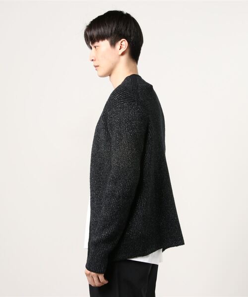 ALLSAINTS（オールセインツ）の「COSMIC CARDIGAN | COSMIC カーディガン（カーディガン/ボレロ・メンズ・ブラック・XS）」の2枚目の写真