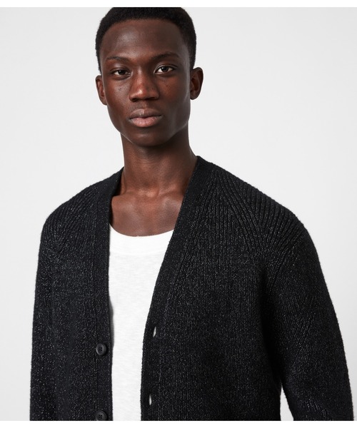 ALLSAINTS（オールセインツ）の「COSMIC CARDIGAN | COSMIC カーディガン（カーディガン/ボレロ・メンズ・ブラック・XS）」の7枚目の写真
