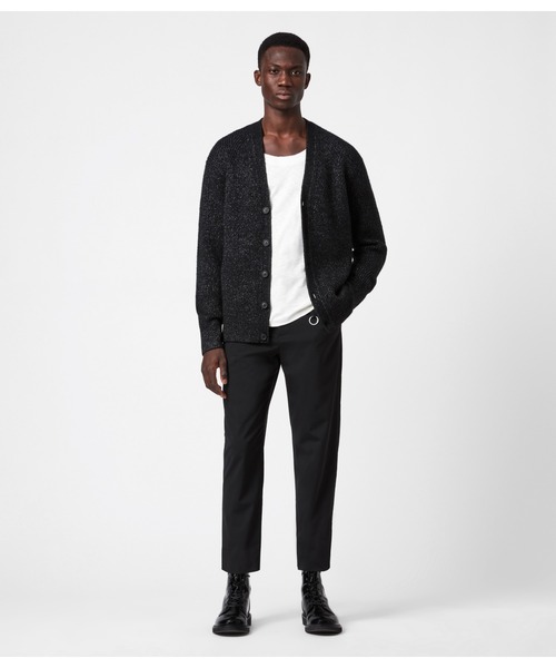 ALLSAINTS（オールセインツ）の「COSMIC CARDIGAN | COSMIC カーディガン（カーディガン/ボレロ・メンズ・ブラック・XS）」の5枚目の写真