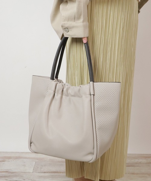 セール バッグ Kese Moi ケセモイ のファッション パンチングトート トートバッグ