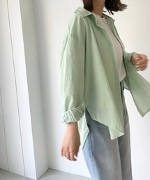 via j(ヴィアジェイ) カラーストライプシャツ