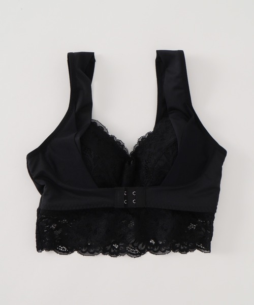 Honeys（ハニーズ）の「ナイトブラ 睡眠中のバスト横流れカバー。24時間OK。ノンワイヤー×ホールド。美胸。（ナイトブラ・レディース・ライトグレー/ブラック/ピンク/ブルー系その他/アイボリー/カーキ/ライトピンク/レンガ/ネイビー/ラベンダー・LL/S/M/L/SS/3L）」の11枚目の写真