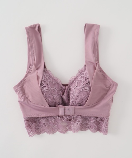 Honeys（ハニーズ）の「ナイトブラ 睡眠中のバスト横流れカバー。24時間OK。ノンワイヤー×ホールド。美胸。（ナイトブラ・レディース・ライトグレー/ブラック/ピンク/ブルー系その他/アイボリー/カーキ/ライトピンク/レンガ/ネイビー/ラベンダー・LL/S/M/L/SS/3L）」の14枚目の写真