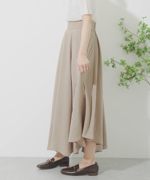 SENSE OF PLACE by URBAN RESEARCH（センスオブプレイスバイアーバンリサーチ）の「ハイウエストイレギュラーヘムスカート（スカート・レディース・ベージュ/ネイビー/レッド/グリーン・ONE）」の12枚目の写真