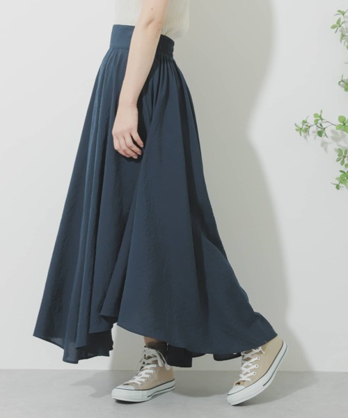 SENSE OF PLACE by URBAN RESEARCH（センスオブプレイスバイアーバンリサーチ）の「ハイウエストイレギュラーヘムスカート（スカート・レディース・ベージュ/ネイビー/レッド/グリーン・ONE）」の10枚目の写真