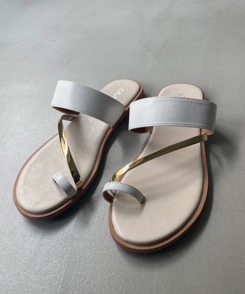 サムループゴールドサンダル / AUNT MARIE'S（サンダル）｜Aunt