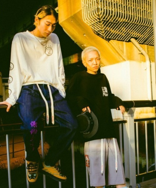 shei shei co LTD(シェイシェイシーオーエルティディ)の「【SHEI SHEI/シェイシェイ】BAD BOY×SHEI SHEI BAGGY DENIM(デニムパンツ・メンズ・ブラック/インディゴブルー・MEDIUM)」の14枚目の写真