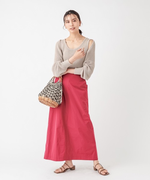 RIVE DROITE（リヴドロワ）の「デイリー使いにおすすめ　スクエアチューブサンダル（サンダル・レディース・ブラック/ベージュ/ブラウン・S/M/L）」の10枚目の写真