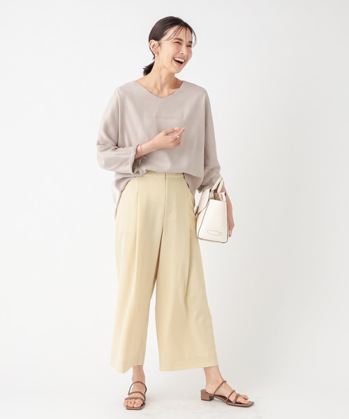 RIVE DROITE（リヴドロワ）の「デイリー使いにおすすめ　スクエアチューブサンダル（サンダル・レディース・ブラック/ベージュ/ブラウン・S/M/L）」の20枚目の写真