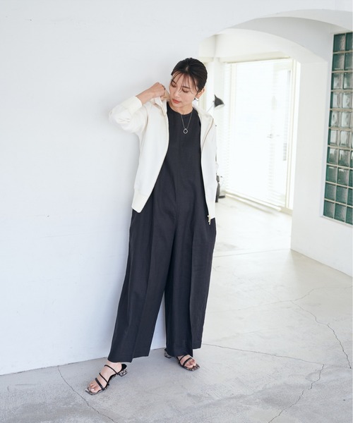 RIVE DROITE（リヴドロワ）の「デイリー使いにおすすめ　スクエアチューブサンダル（サンダル・レディース・ブラック/ベージュ/ブラウン・S/M/L）」の7枚目の写真