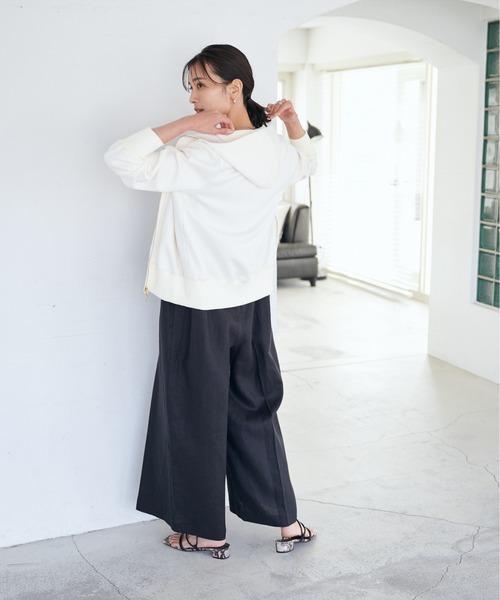 RIVE DROITE（リヴドロワ）の「デイリー使いにおすすめ　スクエアチューブサンダル（サンダル・レディース・ブラック/ベージュ/ブラウン・S/M/L）」の11枚目の写真