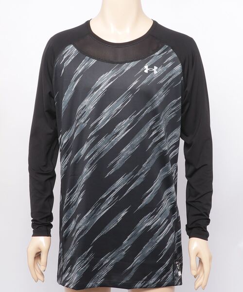 UNDER ARMOUR(アンダーアーマー)の「UAフィット コンフォート ノベルティ アンダー シャツ ロングスリーブ(ベースボール/MEN)(Tシャツ/カットソー・メンズ・ブラック/ダークネイビー・LG/3XL/XL/XXL/MD/SM)」の13枚目の写真