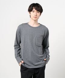 NANO universe | ：快適男クルーネックＴシャツ／長袖(Tシャツ/カットソー)