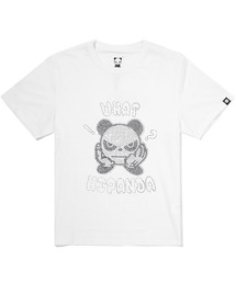 HIPANDA ハイパンダ レディース WHAT HIPANDA ラインストーン Tシャツ