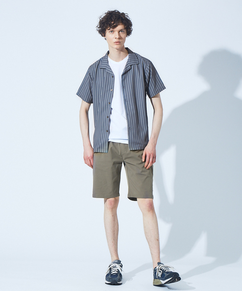 ABAHOUSE GRAY（アバハウスグレイ）の「【展開店舗限定】シルケット天竺 Vネック 半袖Tシャツ（Tシャツ/カットソー・メンズ・ブラック/ダークグリーン/ネイビー/ブラウン/ブルー/グレイッシュベージュ/ホワイト・46/48/50）」の21枚目の写真