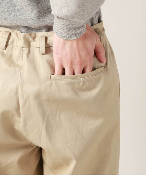 JOURNAL STANDARD J.S HOMESTEAD（ジャーナルスタンダードホームステッド）の「ウエポン WIDE-ANKLE LENGTH（スラックス・メンズ・ベージュ/サファリグリーン/ネイビー/アイボリー・LARGE/MEDIUM/SMALL）」の15枚目の写真