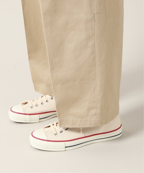 JOURNAL STANDARD J.S HOMESTEAD（ジャーナルスタンダードホームステッド）の「ウエポン WIDE-ANKLE LENGTH（スラックス・メンズ・ベージュ/サファリグリーン/ネイビー/アイボリー・LARGE/MEDIUM/SMALL）」の10枚目の写真