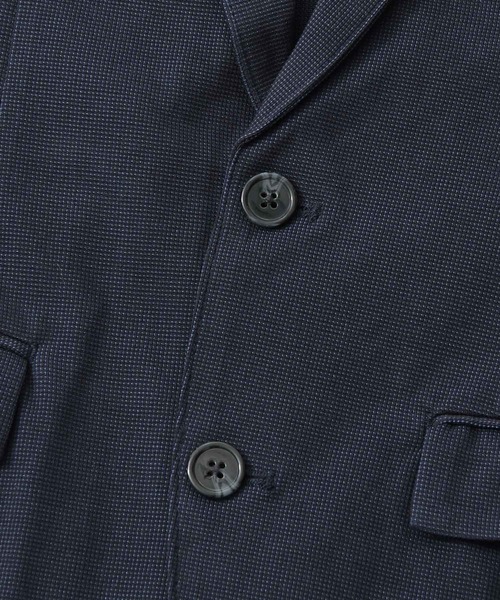 ZIP FIVE(ジップファイブ)の「【ZIP FIVE】2wayイージーケアクイックドライサーフニットセットアップ(テーラードジャケット・メンズ・ブルー/ネイビー/グレー・SMALL/MEDIUM/LARGE/X-LARGE)」の6枚目の写真