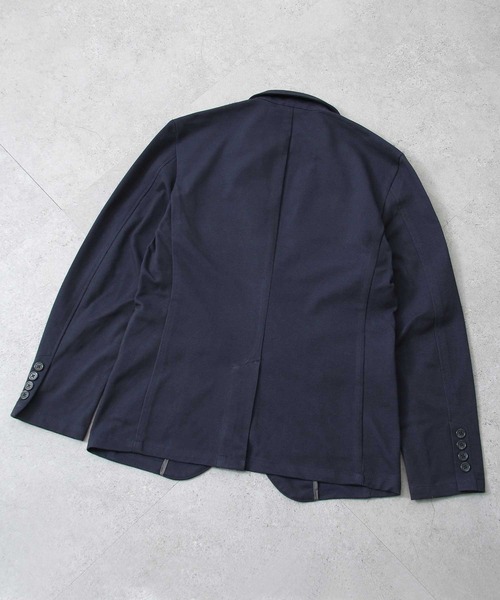 ZIP FIVE(ジップファイブ)の「【ZIP FIVE】2wayイージーケアクイックドライサーフニットセットアップ(テーラードジャケット・メンズ・ブルー/ネイビー/グレー・SMALL/MEDIUM/LARGE/X-LARGE)」の12枚目の写真