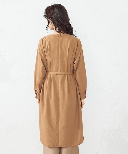 COMME CA ISM(コムサイズム)の「ベルト付き ロングシャツ(シャツ/ブラウス・レディース・ブラウン/ベージュ・LARGE/MEDIUM)」の11枚目の写真