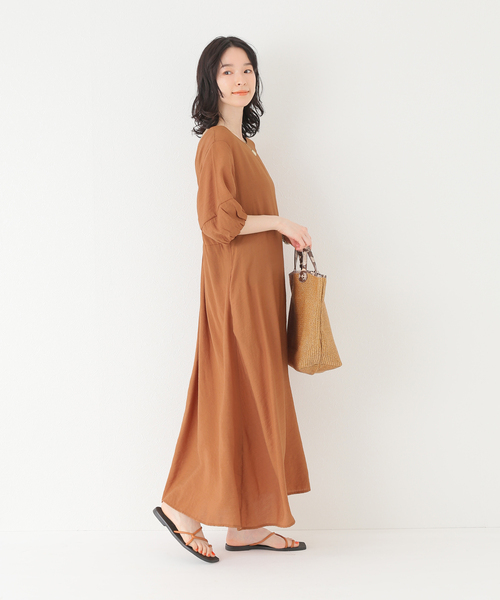 日本未入荷【Aakasha 3WAY レイヤードミディワンピース】送料込 36-6558-01.jpg
