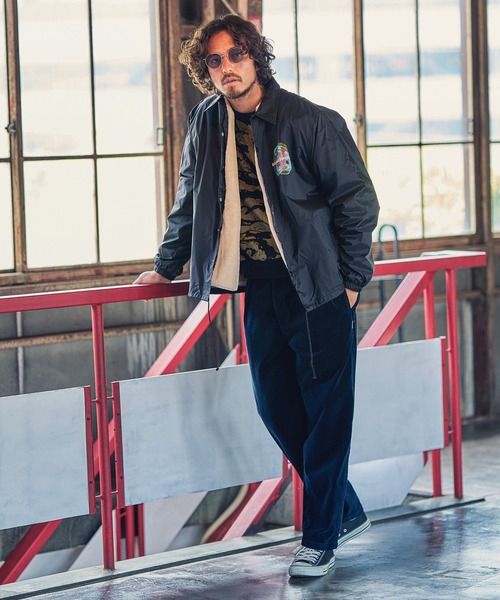 MARBLES(マーブルズ)の「mn2346-CAMO DOUBLE JACQUARD KNIT ニット(ニット/セーター・メンズ・ネイビー/グリーン・L/S/XL/M)」の9枚目の写真