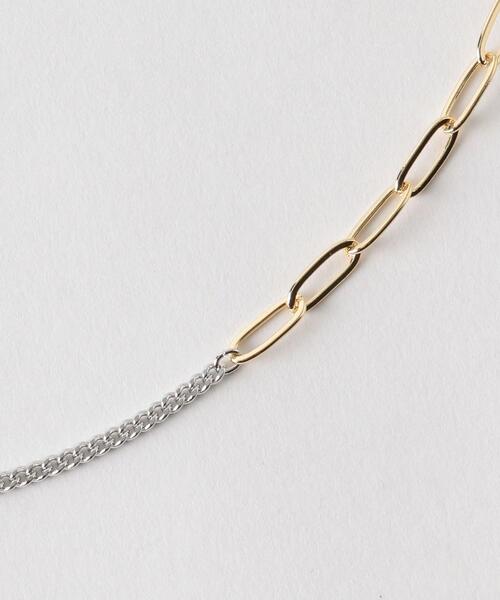 BEAUTY&YOUTH UNITED ARROWS（ビューティーアンドユースユナイテッドアローズ）の「BY サークルプレートチェーンコンビネックレス（ネックレス・レディース・その他1・FREE）」の2枚目の写真