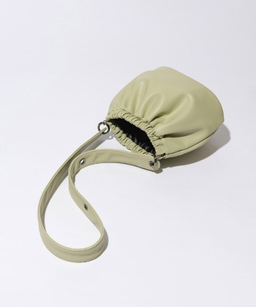 SAMO ONDOH(セイモオンド)の「【SAMO ONDOH 】エッグバッグS / egg Bag S(ショルダーバッグ・レディース・アイボリー/ミント・FREE)」の6枚目の写真