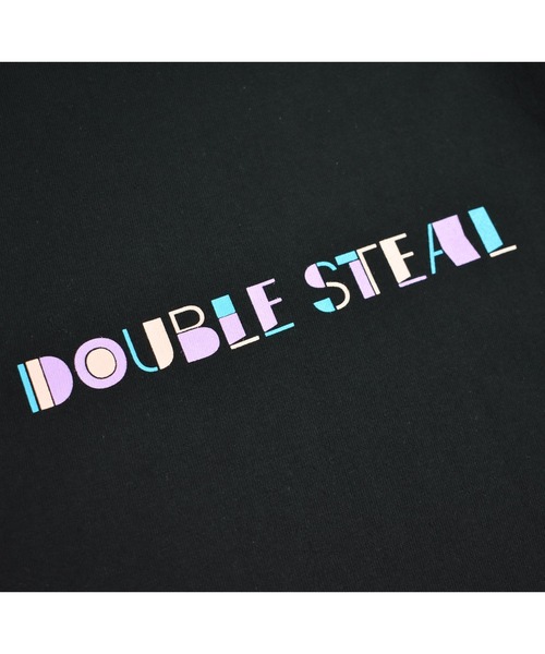 DOUBLE STEAL(ダブルスティール)の「COLORFUL LOGO 半袖Tシャツ(Tシャツ/カットソー・メンズ・ホワイト/ブラック・MEDIUM/LARGE/X-LARGE/XX-LARGE)」の10枚目の写真
