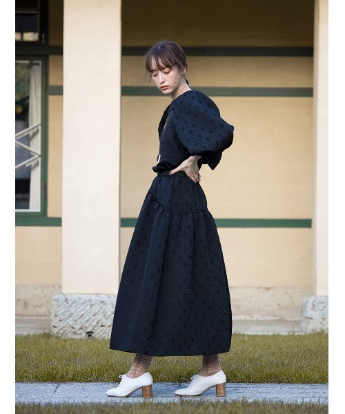 COEL（コエル）の「幾何学柄ジャガードスカート（スカート）」 - WEAR