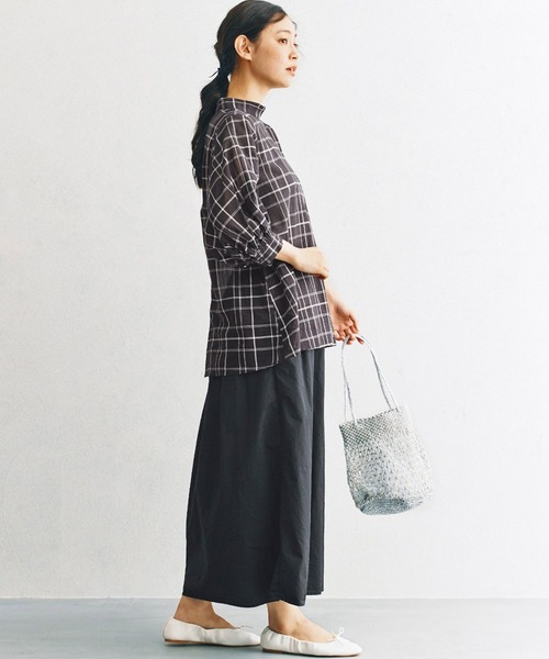 and myera（アンド マイラ）の「ａｎｄ　ｍｙｅｒａ　タイプライタースカート（スカート・レディース・ブラック/カーキ・SMALL/MEDIUM/LARGE/X-LARGE）」の14枚目の写真