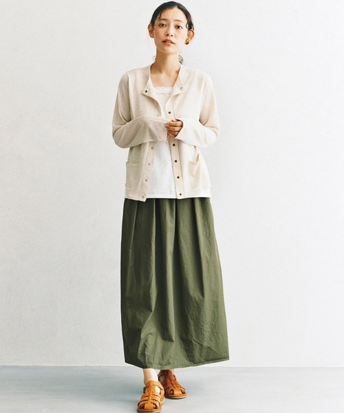 and myera（アンド マイラ）の「ａｎｄ　ｍｙｅｒａ　タイプライタースカート（スカート・レディース・ブラック/カーキ・SMALL/MEDIUM/LARGE/X-LARGE）」の17枚目の写真