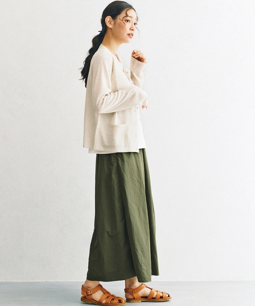 and myera（アンド マイラ）の「ａｎｄ　ｍｙｅｒａ　タイプライタースカート（スカート・レディース・ブラック/カーキ・SMALL/MEDIUM/LARGE/X-LARGE）」の18枚目の写真